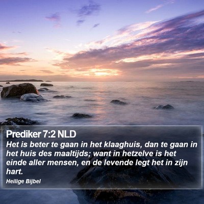 Prediker 7:2 NLD Bible Verse Image