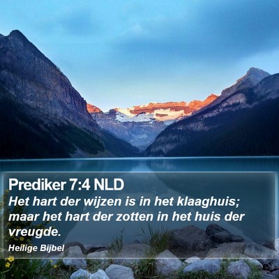 Prediker 7:4 NLD Bible Verse Image