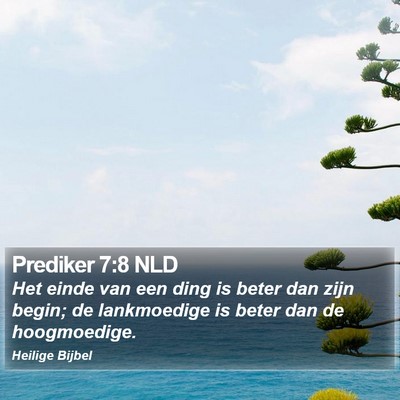 Prediker 7:8 NLD Bible Verse Image