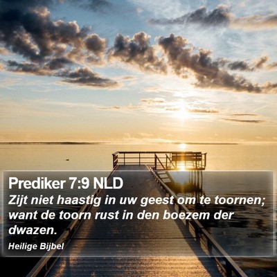 Prediker 7:9 NLD Bible Verse Image