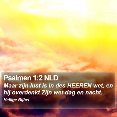 Psalmen 1:2 NLD Bible Verse Image