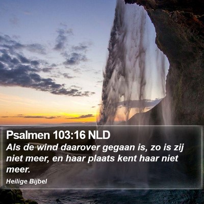 Psalmen 103:16 NLD Bible Verse Image