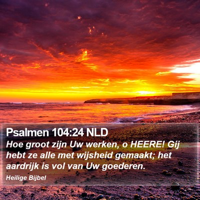 Psalmen 104:24 NLD Bible Verse Image