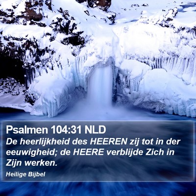 Psalmen 104:31 NLD Bible Verse Image