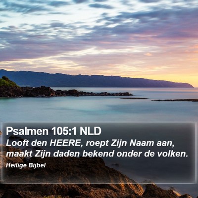 Psalmen 105:1 NLD Bible Verse Image