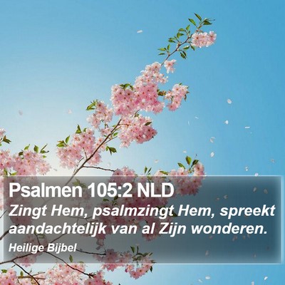 Psalmen 105:2 NLD Bible Verse Image