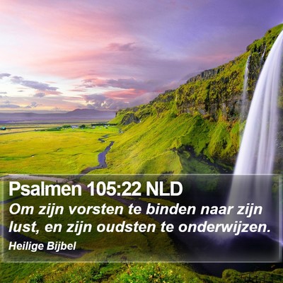 Psalmen 105:22 NLD Bible Verse Image