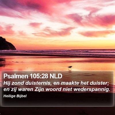 Psalmen 105:28 NLD Bible Verse Image