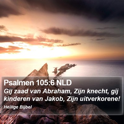 Psalmen 105:6 NLD Bible Verse Image