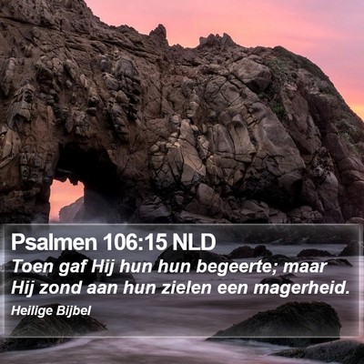 Psalmen 106:15 NLD Bible Verse Image