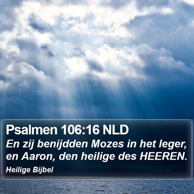 Psalmen 106:16 NLD Bible Verse Image