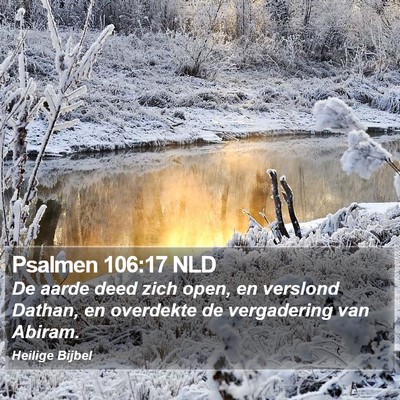 Psalmen 106:17 NLD Bible Verse Image