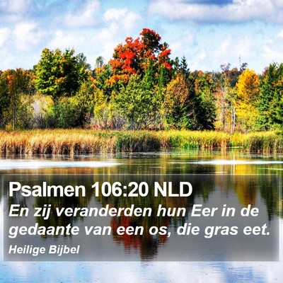 Psalmen 106:20 NLD Bible Verse Image