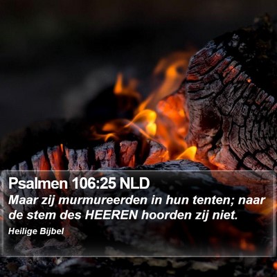 Psalmen 106:25 NLD Bible Verse Image