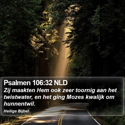 Psalmen 106:32 NLD Bible Verse Image