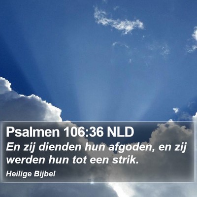 Psalmen 106:36 NLD Bible Verse Image