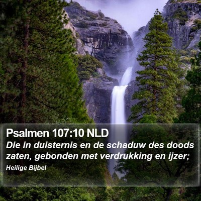 Psalmen 107:10 NLD Bible Verse Image