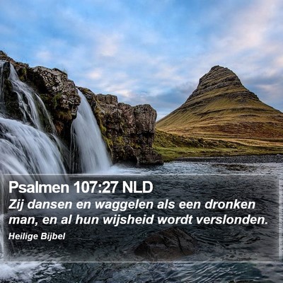 Psalmen 107:27 NLD Bible Verse Image