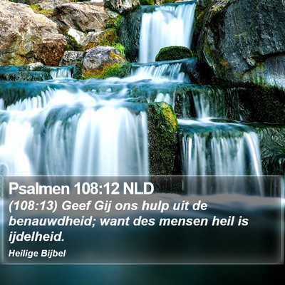 Psalmen 108:12 NLD Bible Verse Image