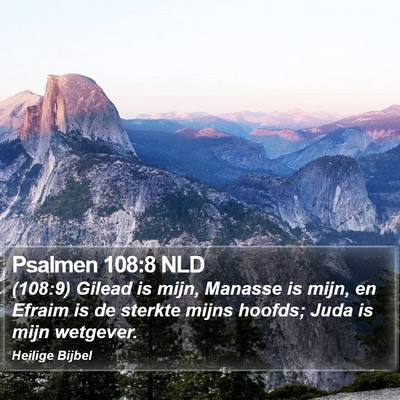 Psalmen 108:8 NLD Bible Verse Image