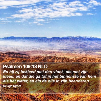 Psalmen 109:18 NLD Bible Verse Image