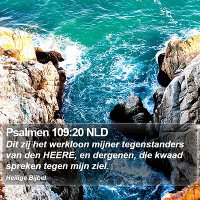 Psalmen 109:20 NLD Bible Verse Image