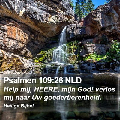 Psalmen 109:26 NLD Bible Verse Image