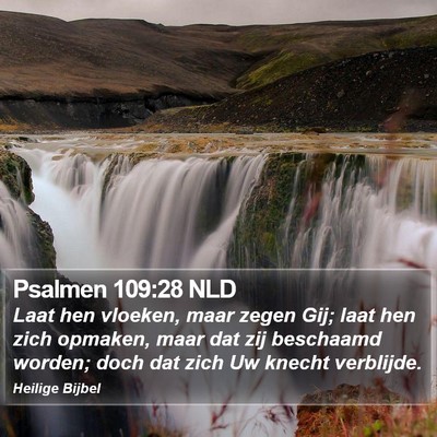 Psalmen 109:28 NLD Bible Verse Image