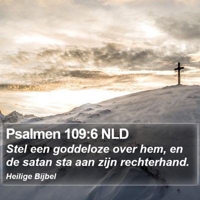 Psalmen 109:6 NLD Bible Verse Image