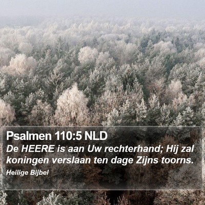 Psalmen 110:5 NLD Bible Verse Image