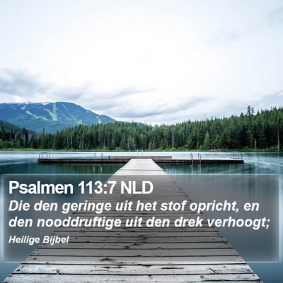 Psalmen 113:7 NLD Bible Verse Image