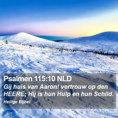Psalmen 115:10 NLD Bible Verse Image