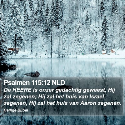 Psalmen 115:12 NLD Bible Verse Image