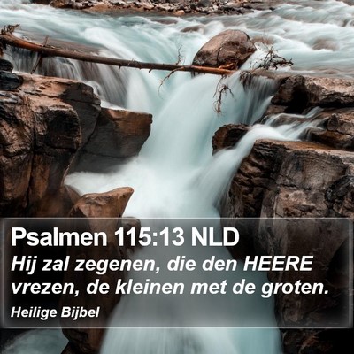 Psalmen 115:13 NLD Bible Verse Image