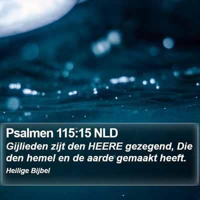 Psalmen 115:15 NLD Bible Verse Image