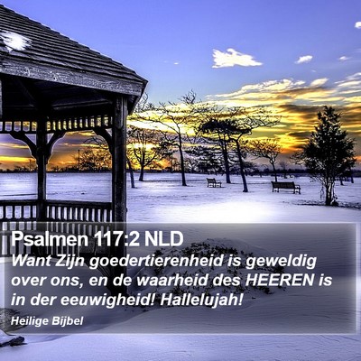 Psalmen 117:2 NLD Bible Verse Image