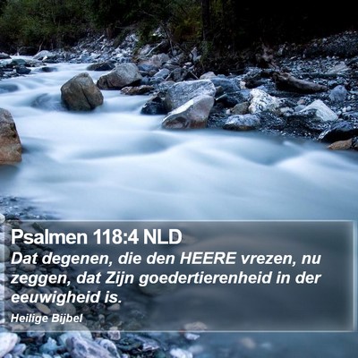 Psalmen 118:4 NLD Bible Verse Image