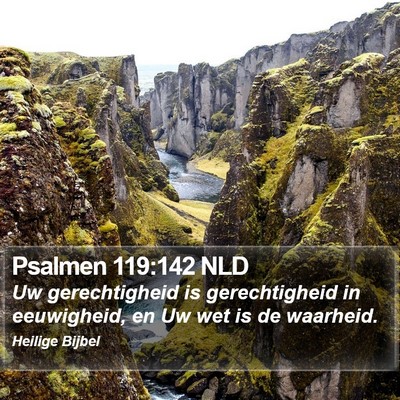 Psalmen 119:142 NLD Bible Verse Image