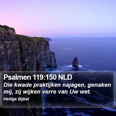 Psalmen 119:150 NLD Bible Verse Image