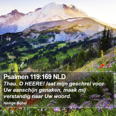Psalmen 119:169 NLD Bible Verse Image