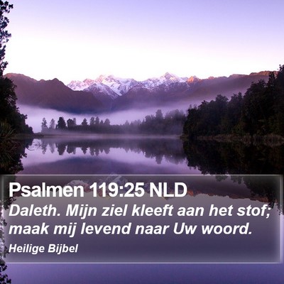 Psalmen 119:25 NLD Bible Verse Image