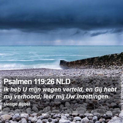 Psalmen 119:26 NLD Bible Verse Image