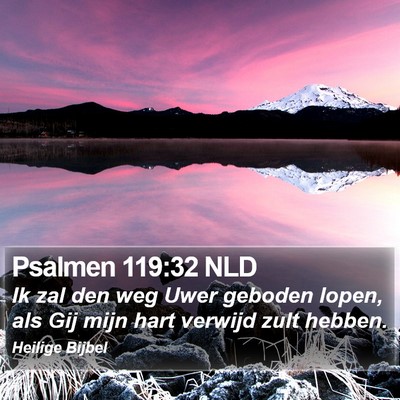 Psalmen 119:32 NLD Bible Verse Image