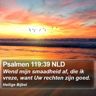 Psalmen 119:39 NLD Bible Verse Image