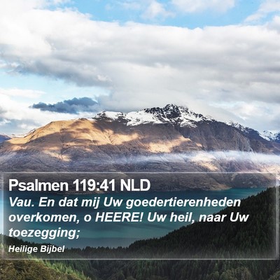 Psalmen 119:41 NLD Bible Verse Image