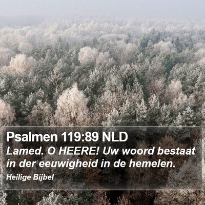 Psalmen 119:89 NLD Bible Verse Image