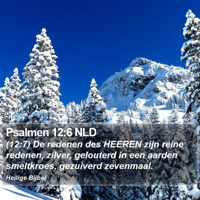 Psalmen 12:6 NLD Bible Verse Image