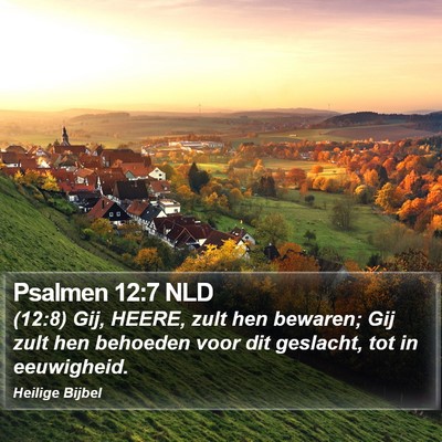 Psalmen 12:7 NLD Bible Verse Image