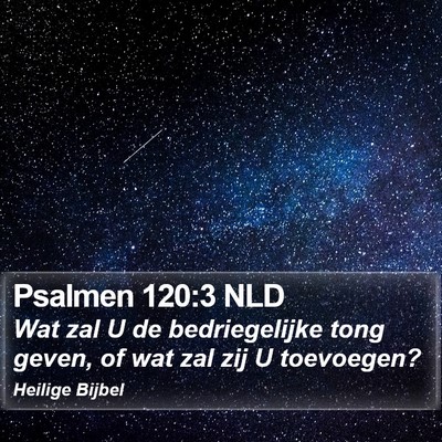 Psalmen 120:3 NLD Bible Verse Image