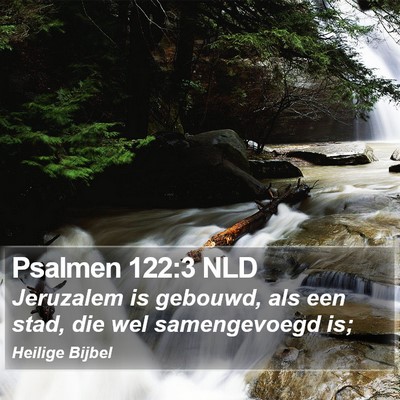 Psalmen 122:3 NLD Bible Verse Image